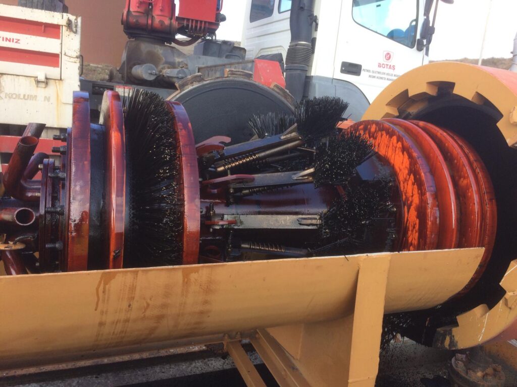 BOTAŞ PİG UYGULAMASINA BAŞLAMIŞ ve OPERASYON BAŞARI İLE SONUÇLANMIŞTIR.