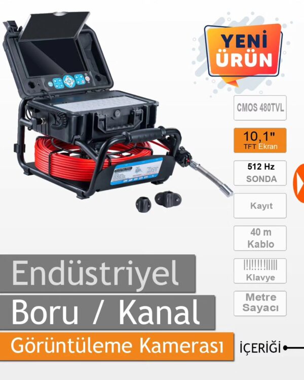 Endüstriyel Boru Kanal Görüntüleme Kamerası