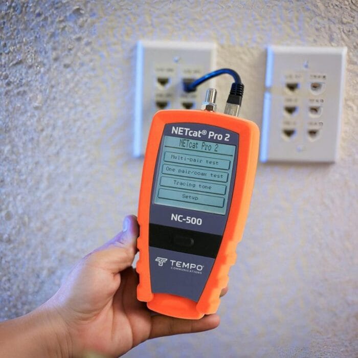 NC-500 NETcat Pro2 Yapısal Kablolama Test Cihazı kullanımı