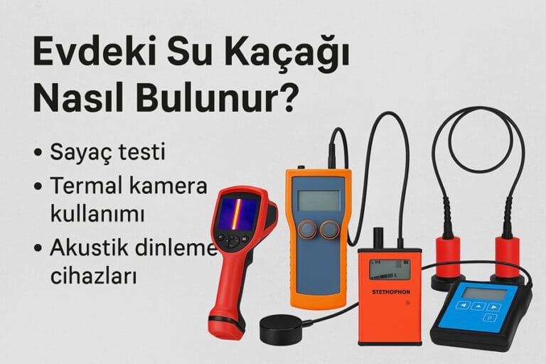 Evdeki Su Kaçağı Nasıl Bulunur